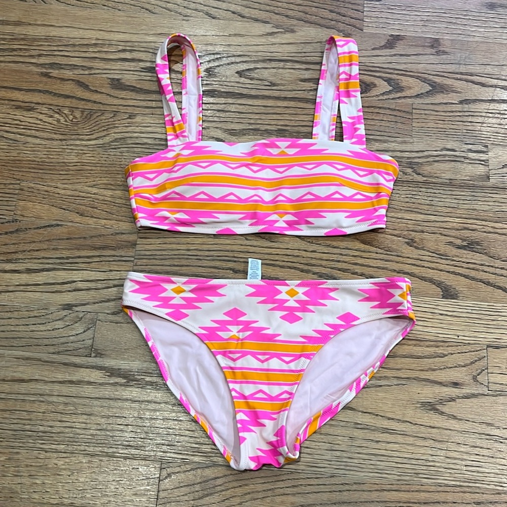 Pink Aztec Aerie Bikini Set